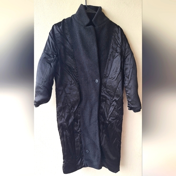 Vintage J.G.Hook Demi Petite Gray Women's Coat 100% Pure Wool - Picture 6 of 9